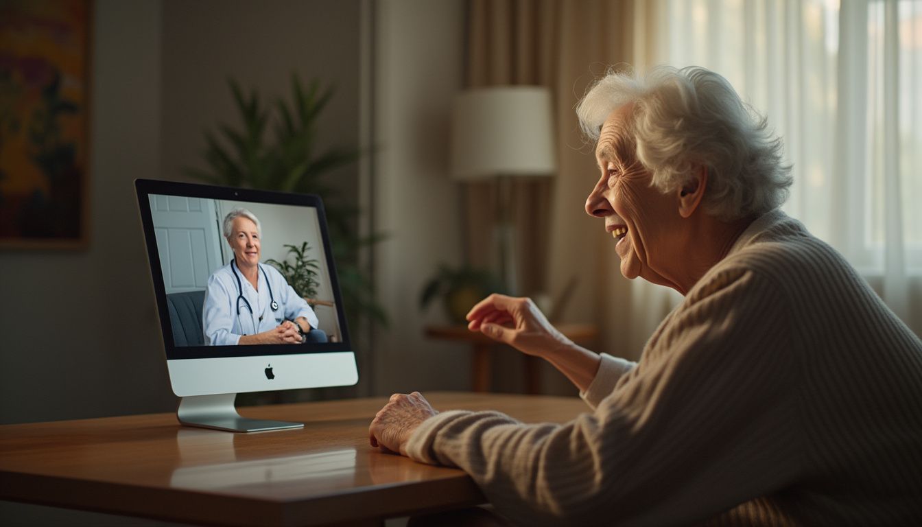 téléassistance seniors : dispositif de téléassistance avec bracelet d'urgence pour personne âgée