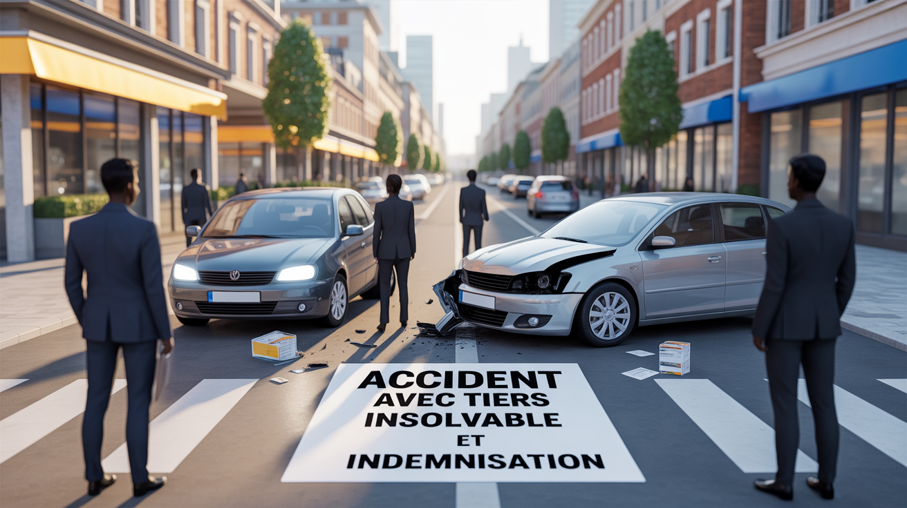 illustration accident assurance auto tiers insolvable indemnisation