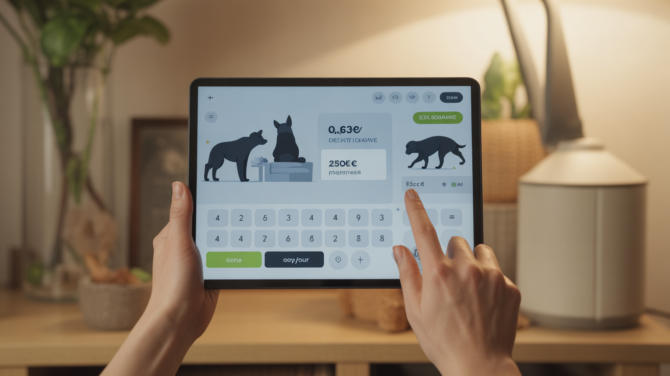 assurance animale devis tablette animal heureux