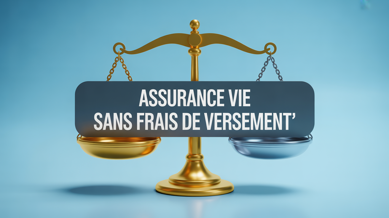 Assurance vie sans frais de versement balance digitale or argent