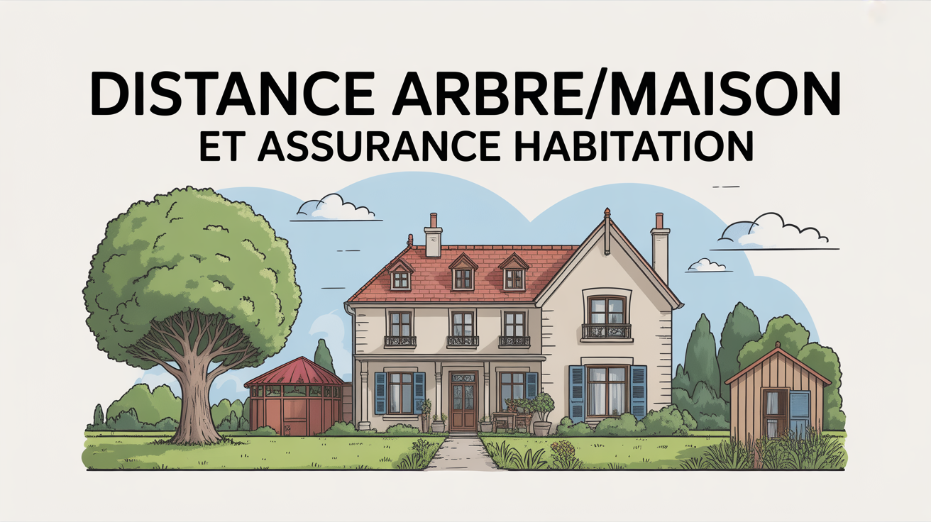 illustration maison arbre distance assurance habitation