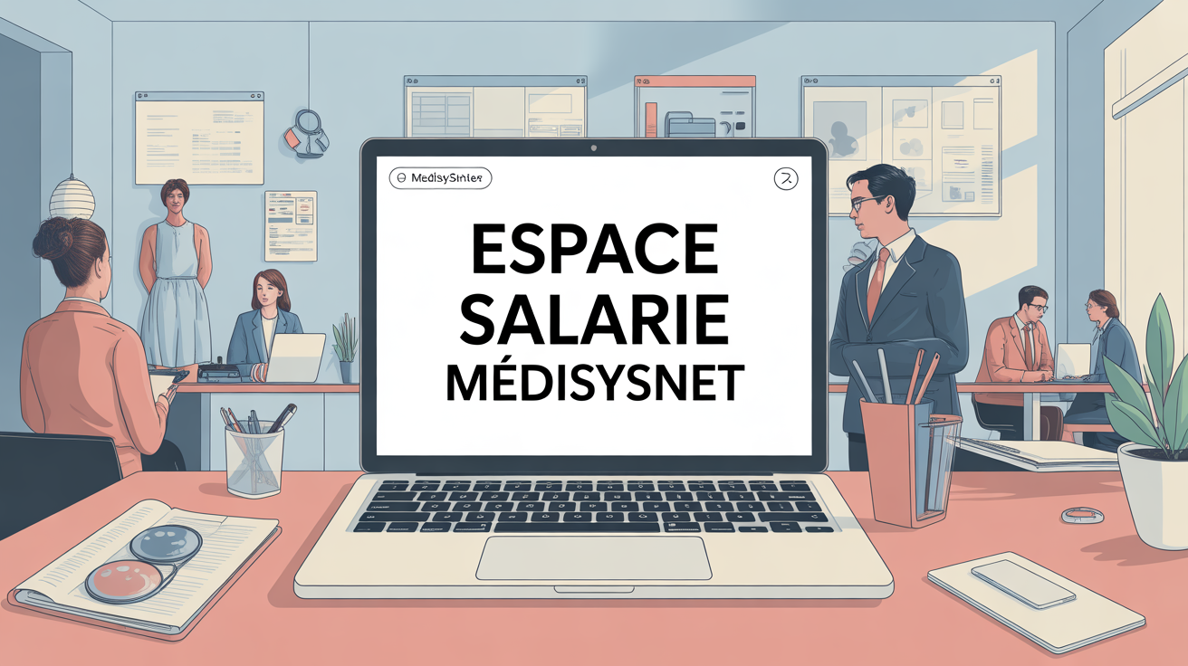 Tableau de bord Medisysnet sur ordinateur secteur medico-social
