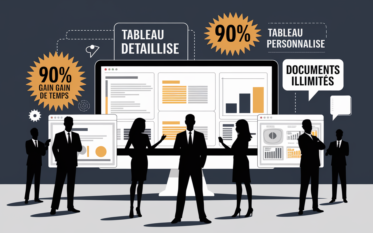 Tableau personnalisé Espace Client Mon Proxima.fr pour profils variés