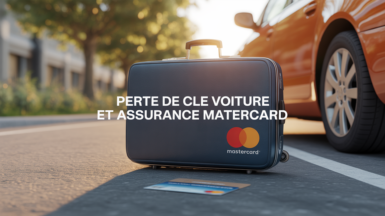 illustration perte cle voiture carte mastercard