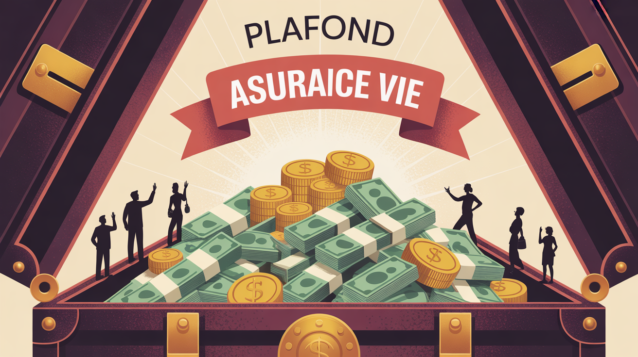 Visuel coffre fort ouvert plafond assurance vie