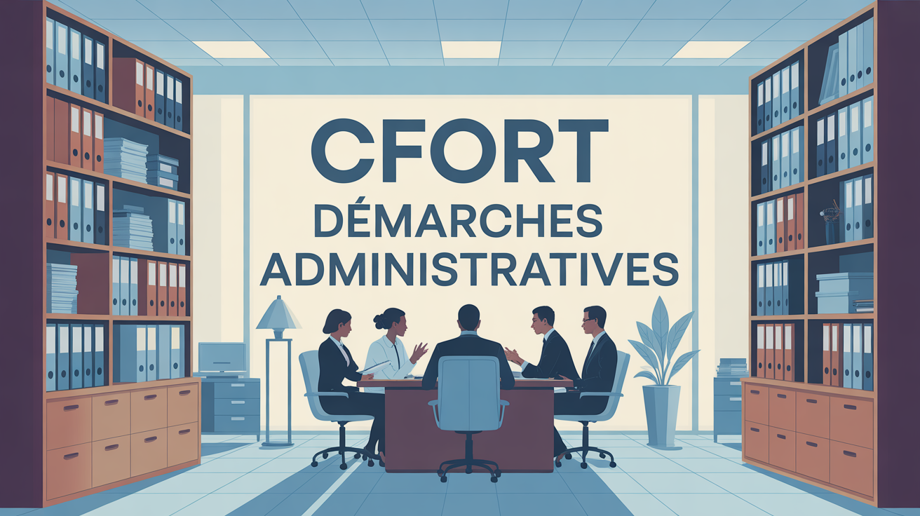 CFORT démarches administratives, bureau, documents officiels