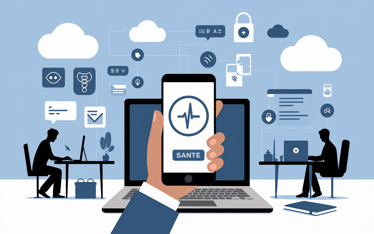 application mobile isanté accès espace client santé