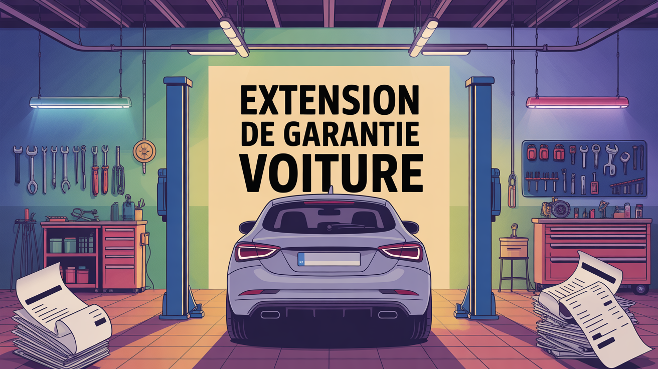 Extension de garantie voiture illustration atelier