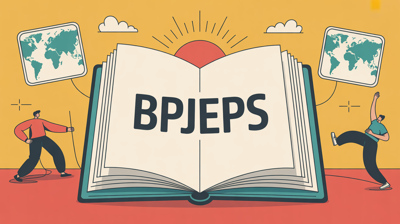 Illustration carnet BPJEPS cartes régionales animation