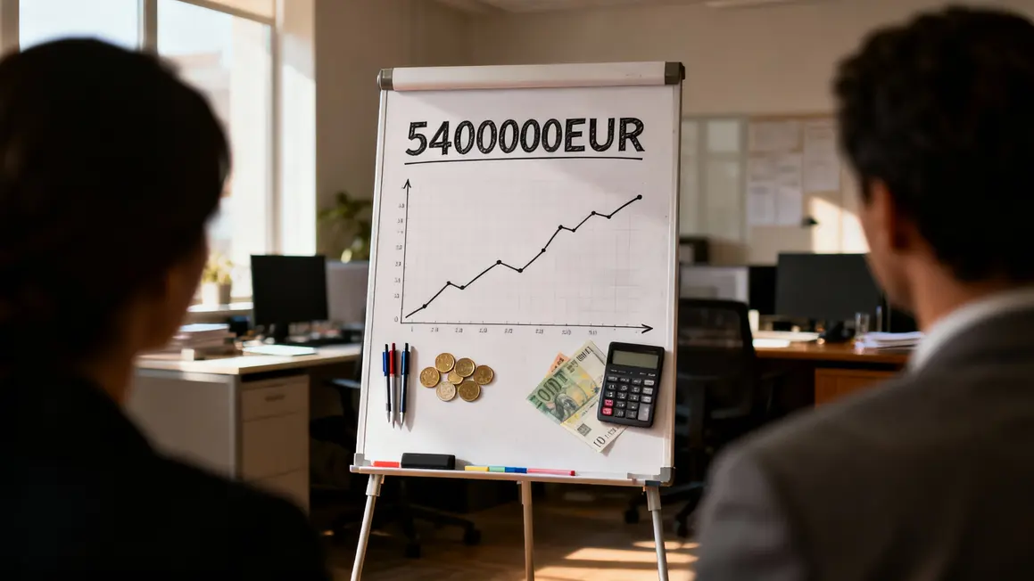Tableau blanc calcul capital 540000 euros retraite 55 ans