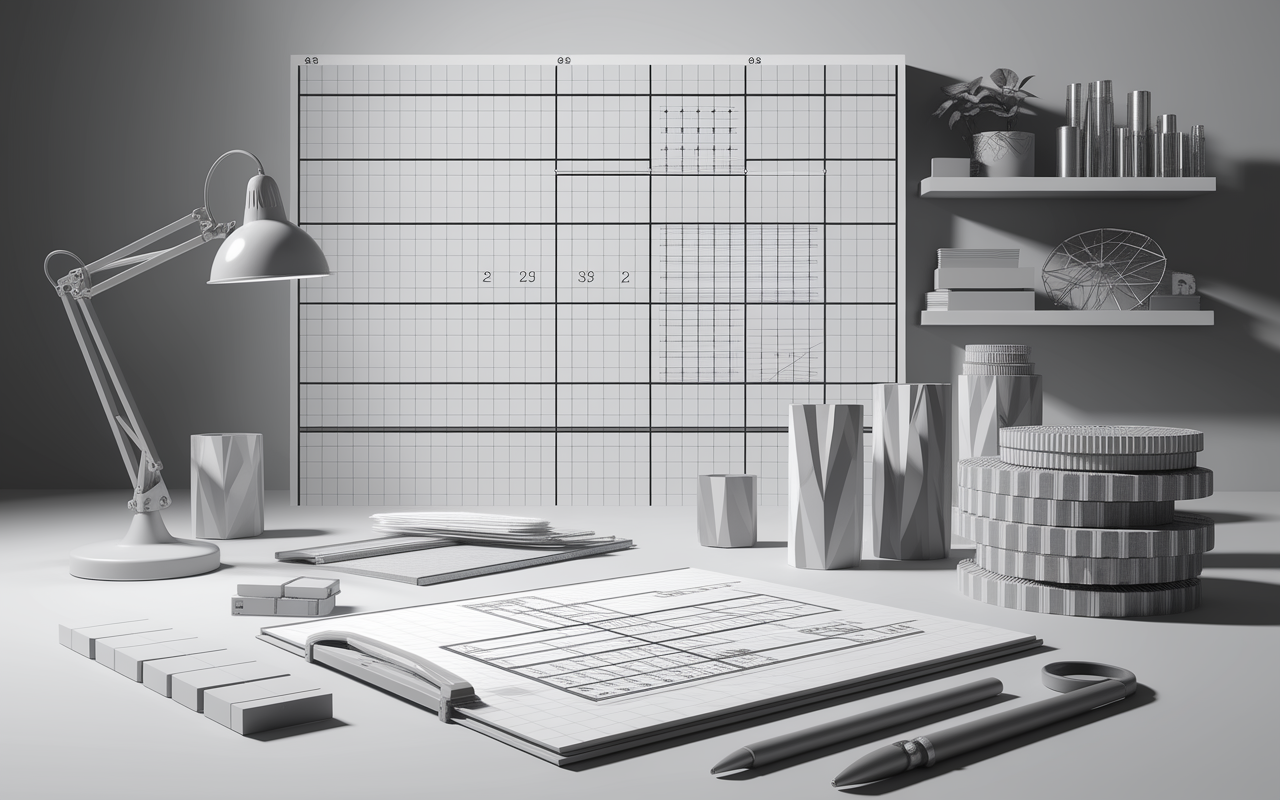 Chantier, silhouettes casques, tablette numerique BIM genie civil
