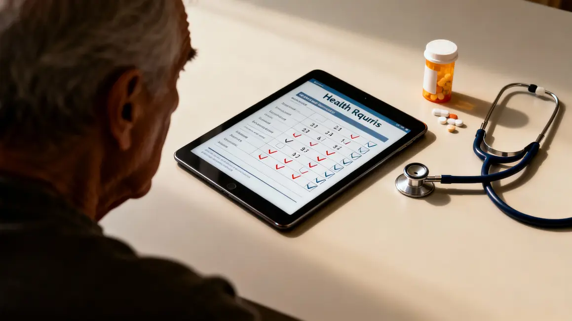 Questionnaire santé seniors sur tablette mutuelle