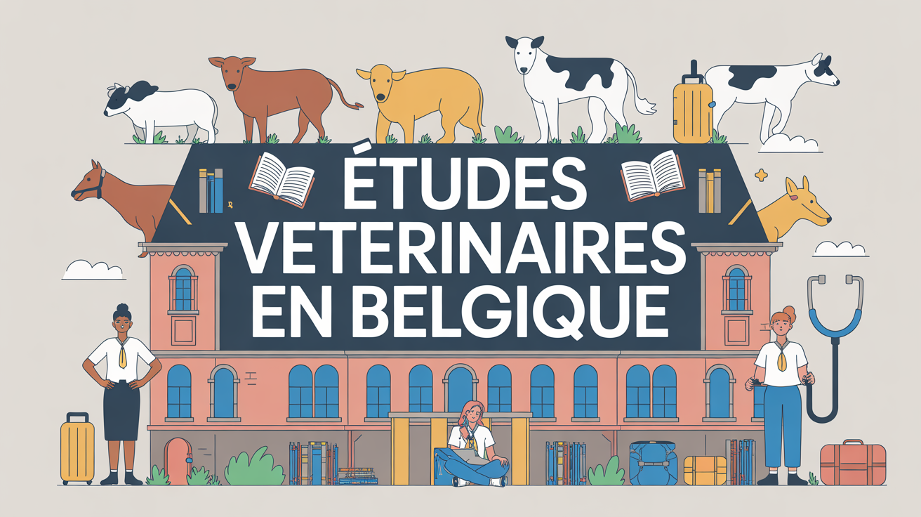 illustration etudes veterinaires belgique universite etudiants animaux