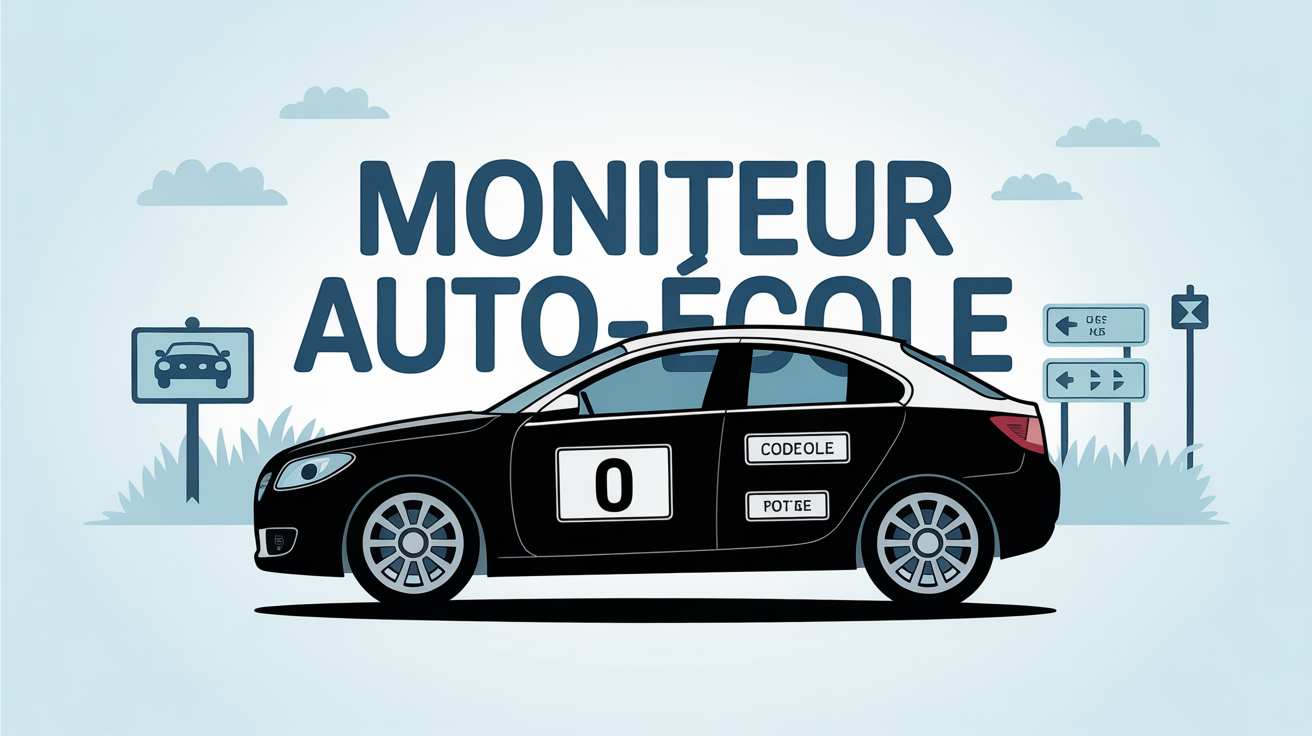 illustration moniteur auto-ecole parcours formation