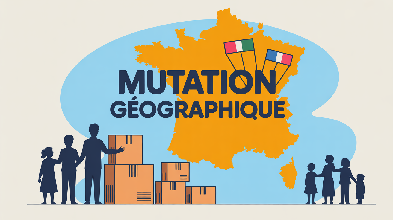 mutation geographique famille demenagement carte France