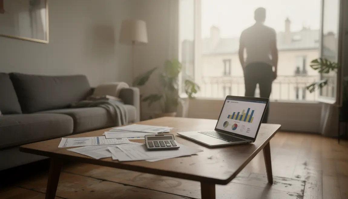 Planifier sa retraite en France, documents financiers sur une table