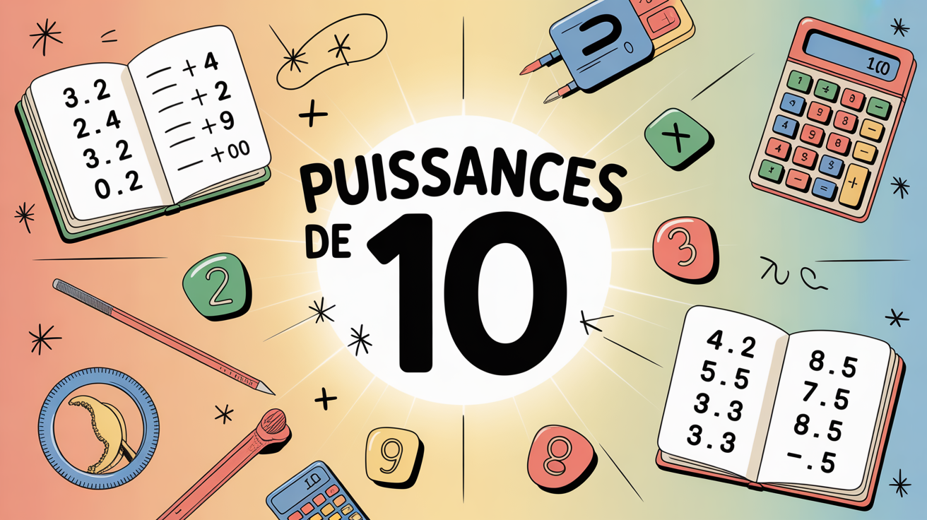 exercices puissances de 10 calculatrice révision