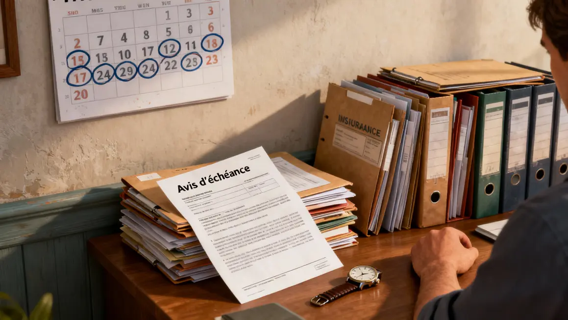calendrier avis echeance dossier mutuelle senior