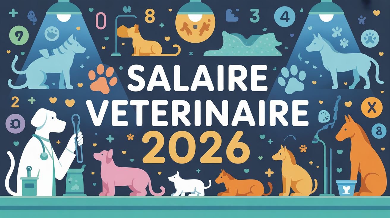salaire veterinaire 2026 scene cabinet tableau chiffres