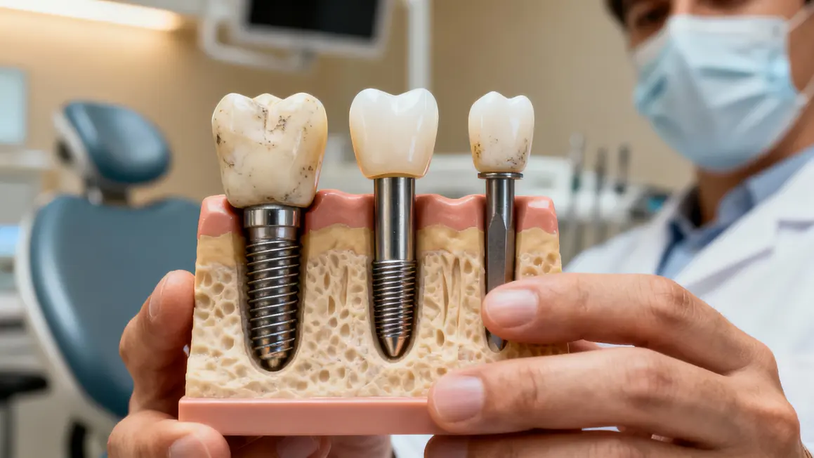 Schéma implant dentaire avec prix composants