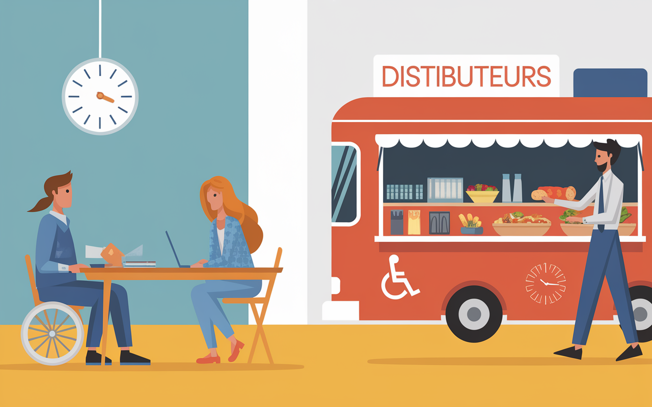 Espaces coworking, self, équipements accessibles Campus 2