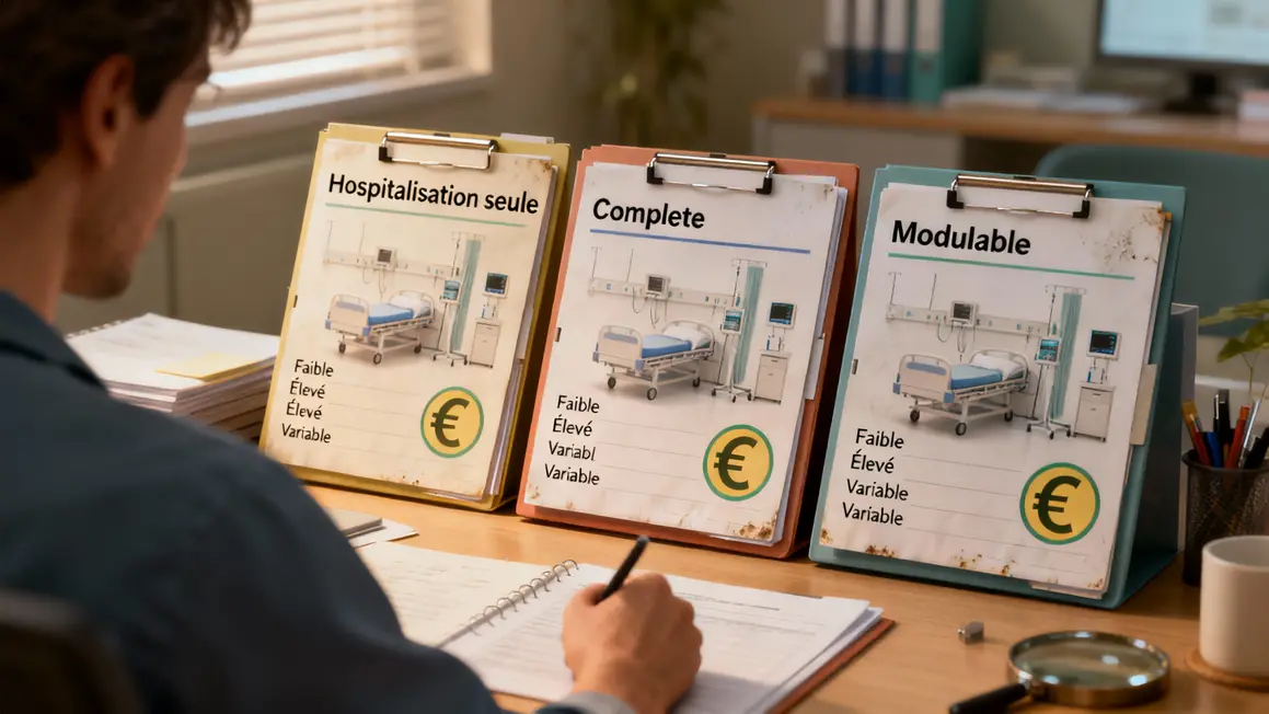 Tableau types mutuelles seniors hospitalisation