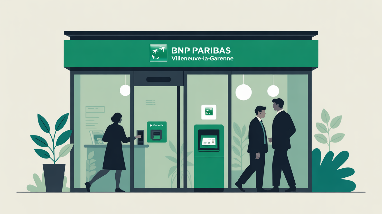 illustration agence bnp villeneuve la garenne