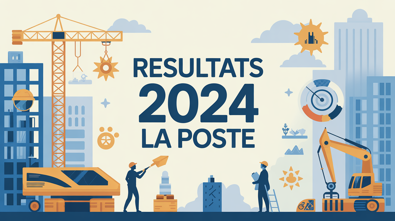 bénéfice la poste 2024 illustration moderne innovation