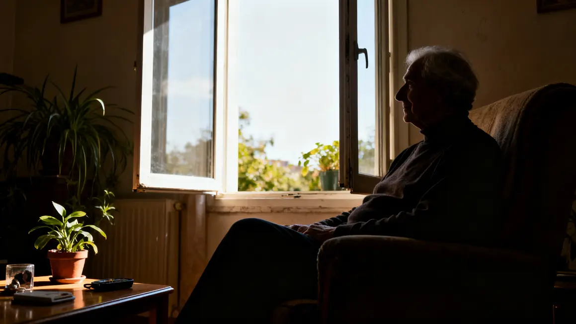 Senior assis fauteuil maison, autonomie à domicile