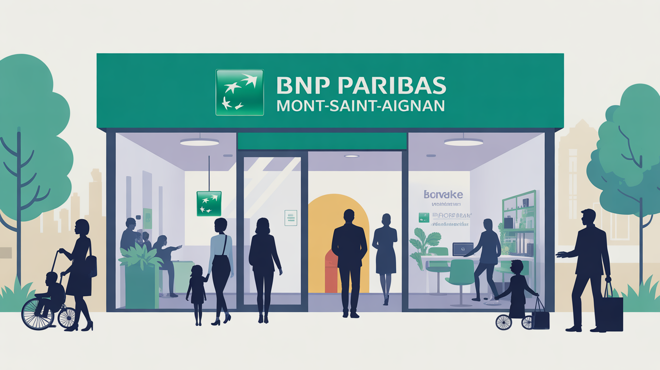 illustration agence bnp mont saint aignan