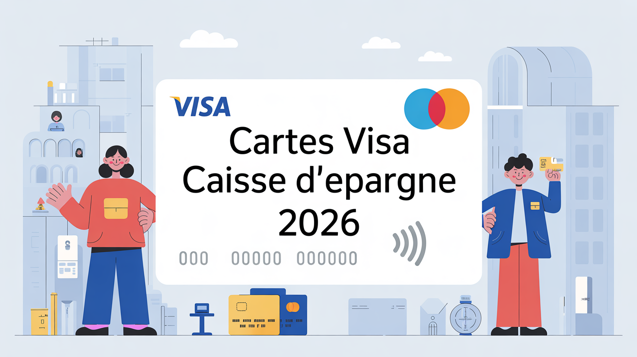 caisse epargne e carte visa 2026 illustration paiement