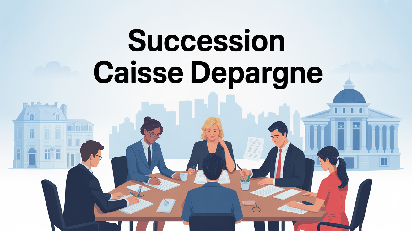 caisse epargne service succession personnes autour table