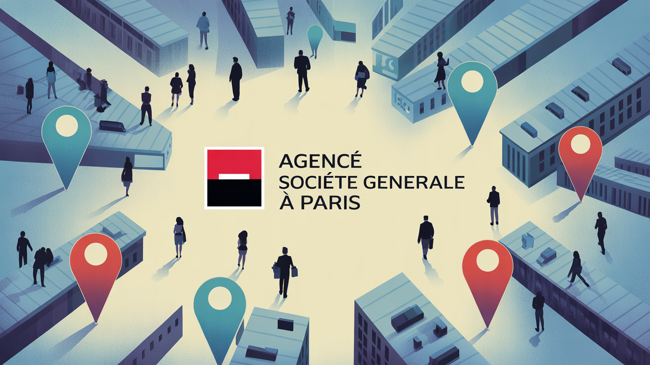 Carte agences banque societe generale paris