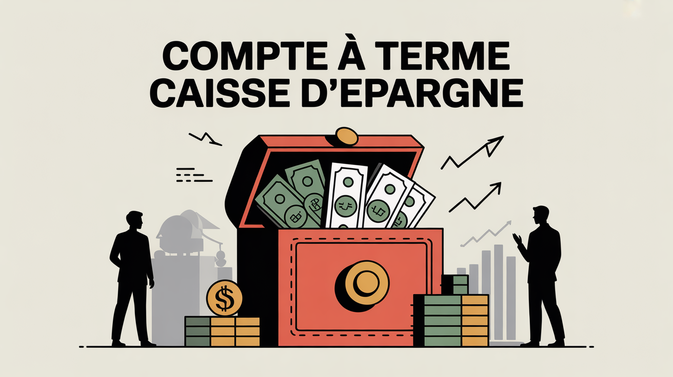compte a terme caisse d epargne stylisee coffre fort ouvert