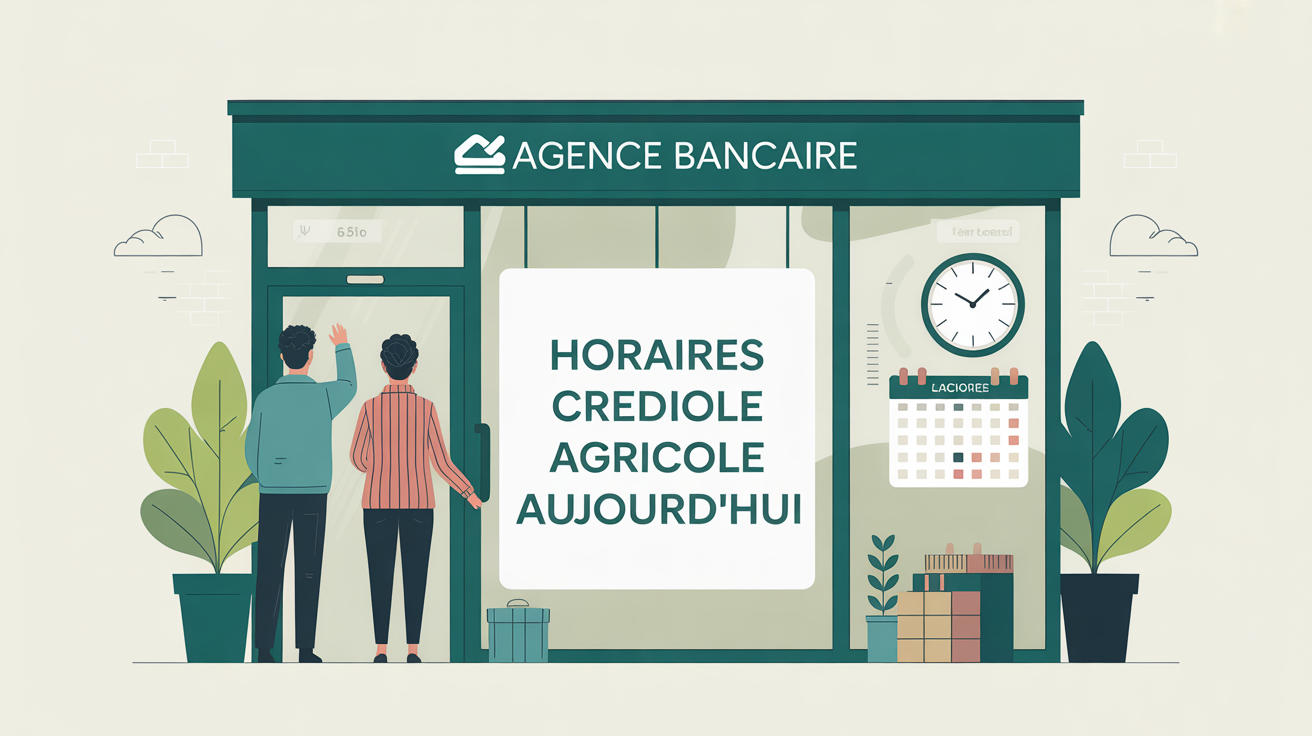 façade banque crédit agricole heure d'ouverture