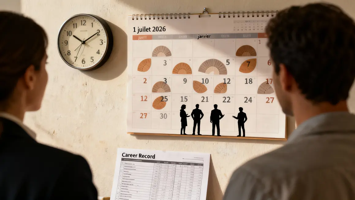 Calendrier départ retraite trimestres