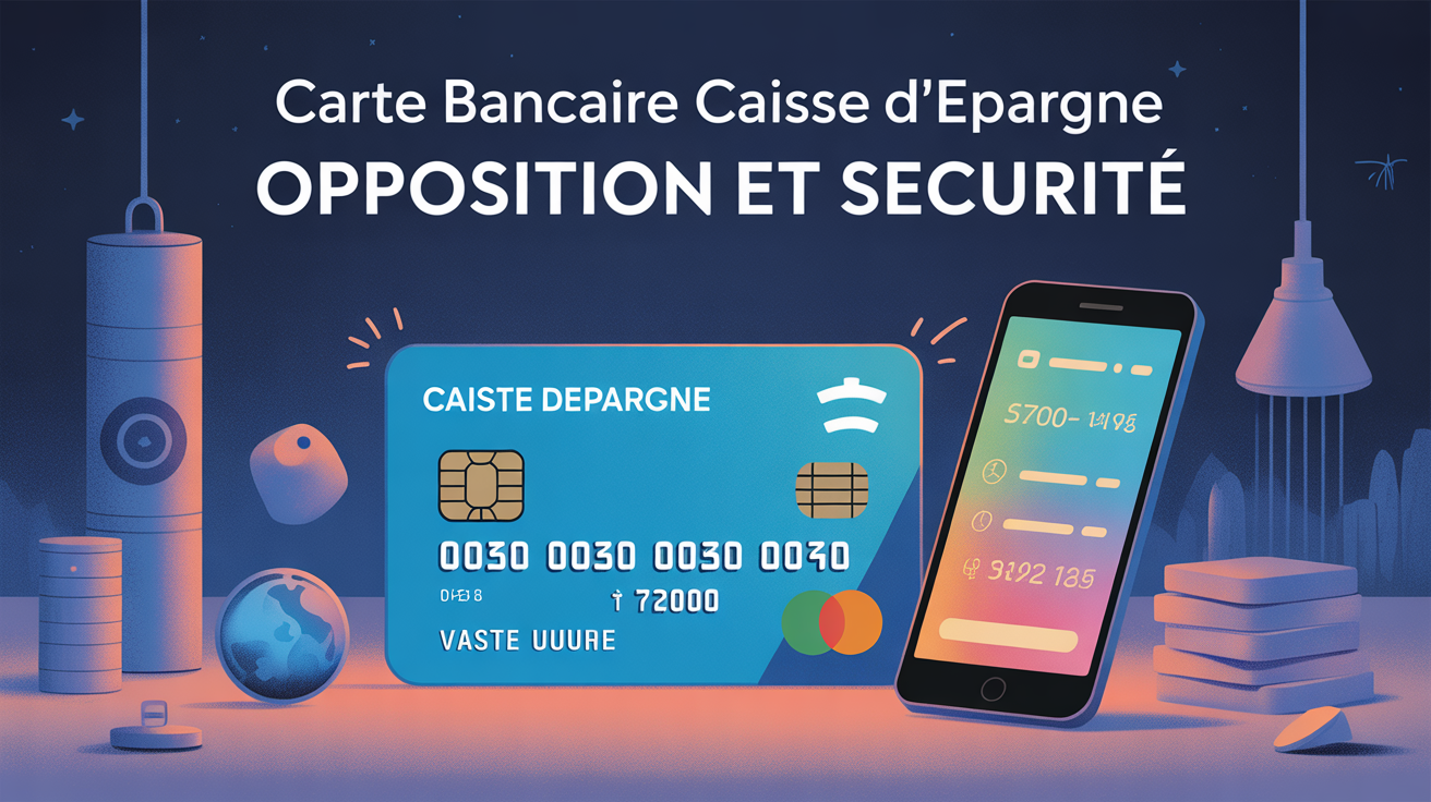 opposition carte bancaire caisse d'épargne illustration carte smartphone