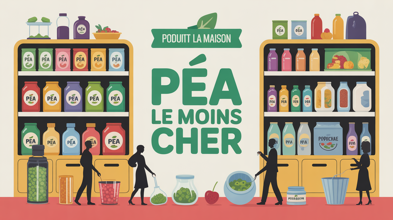 pea le moins cher tableau comparatif produits