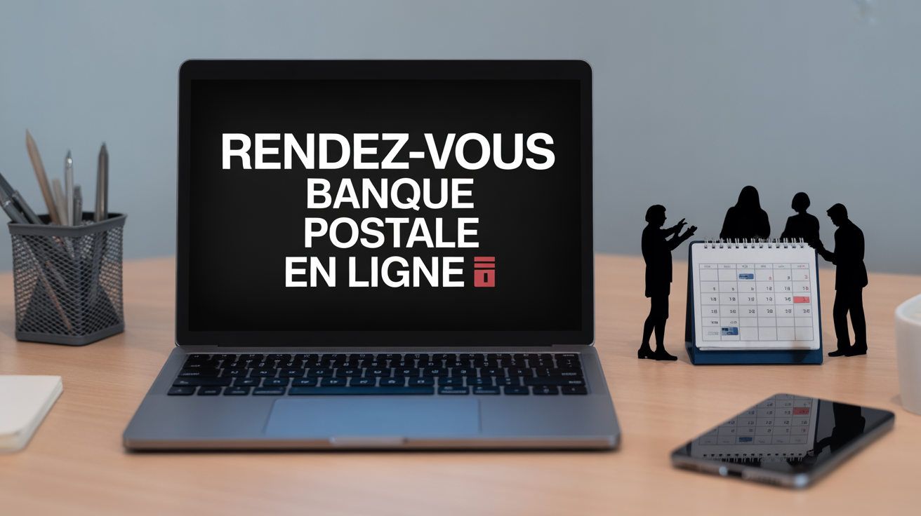 Prendre rendez vous La Banque Postale sur ordinateur portable