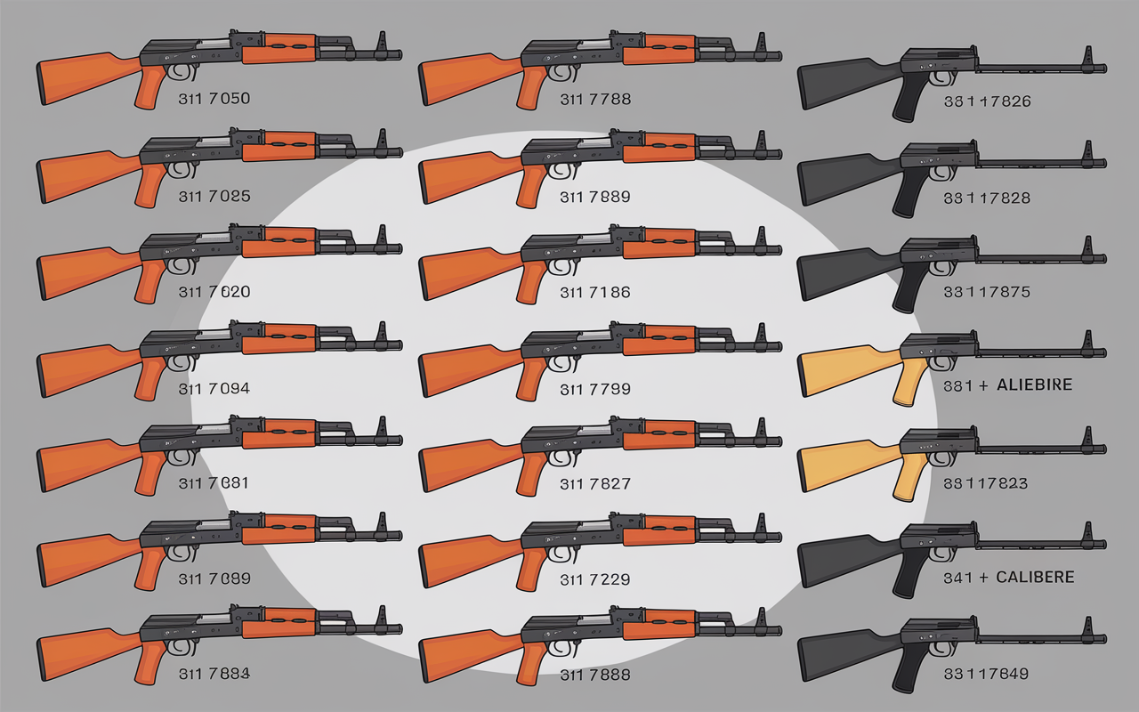 que veut dire ak variantes annees calibres