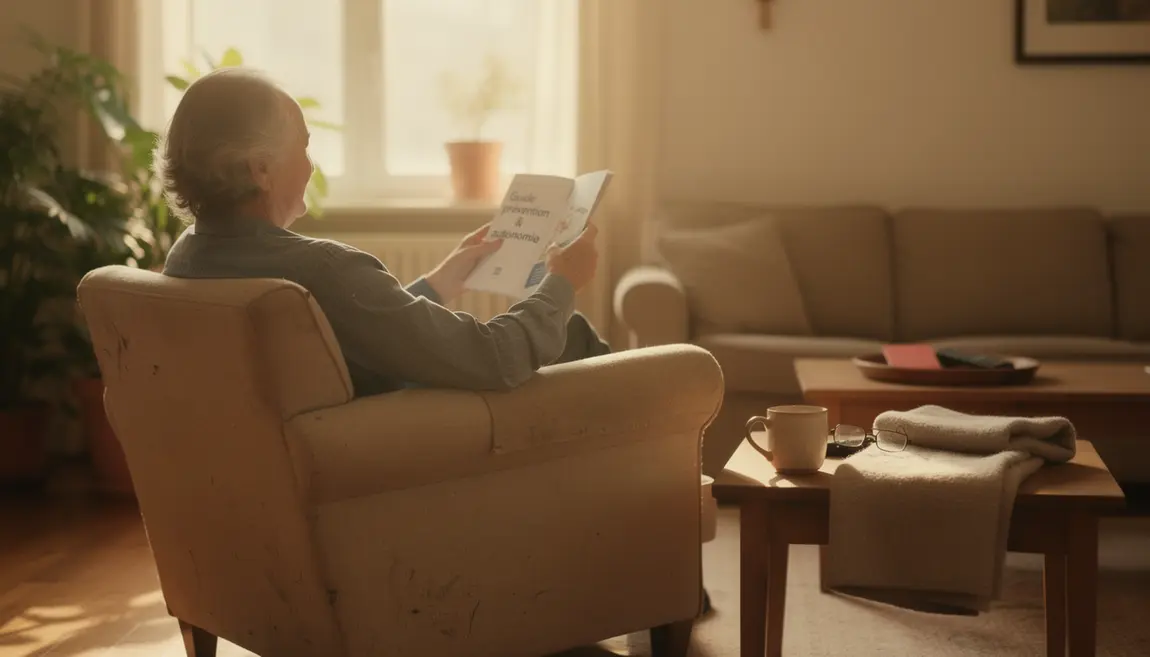 Senior lit guide prevention autonomie dans salon
