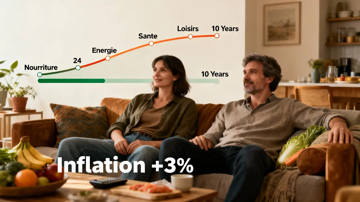 Impact inflation budget retraite 10 ans