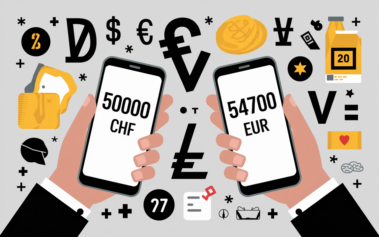 Montant 50000 franc en euro sur mobile