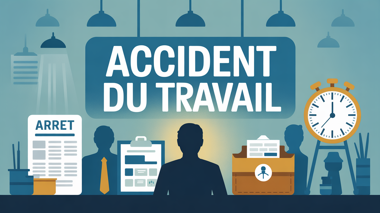 accident de travail payé à 100 illustration administrative