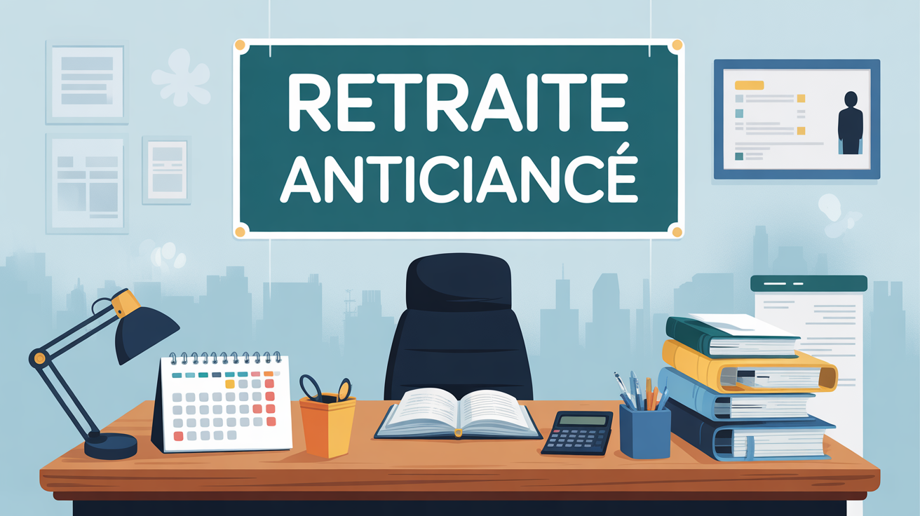 astuce partir en retraite plus tôt bureau dossier retraite