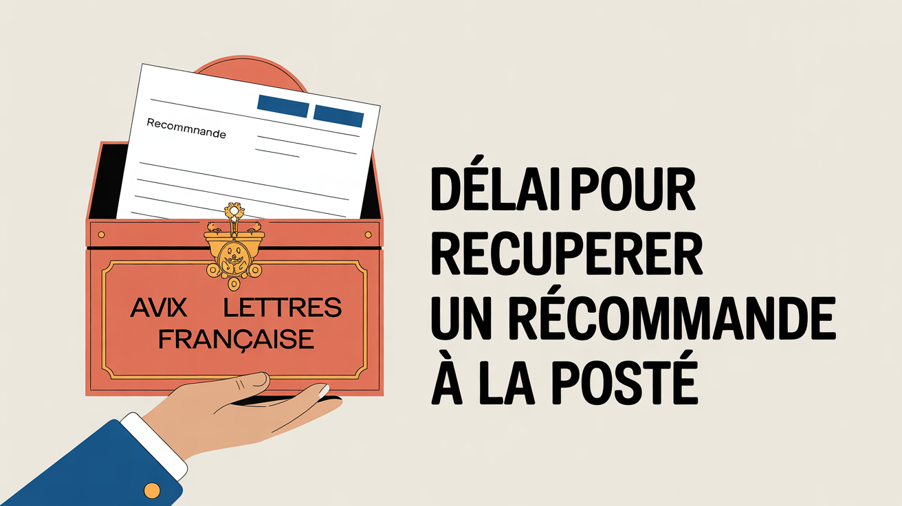 combien de temps pour recuperer un recommandé illustration boite aux lettres