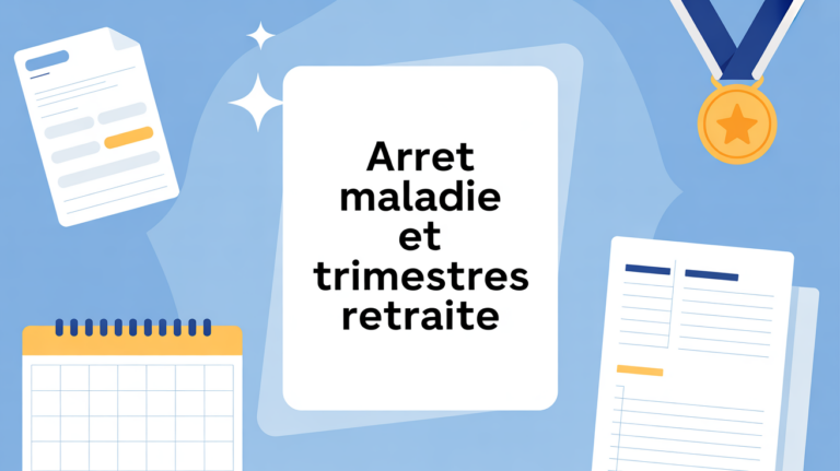 fiche paie bureau bleu comment compte les trimestres en maladie pour la retraite