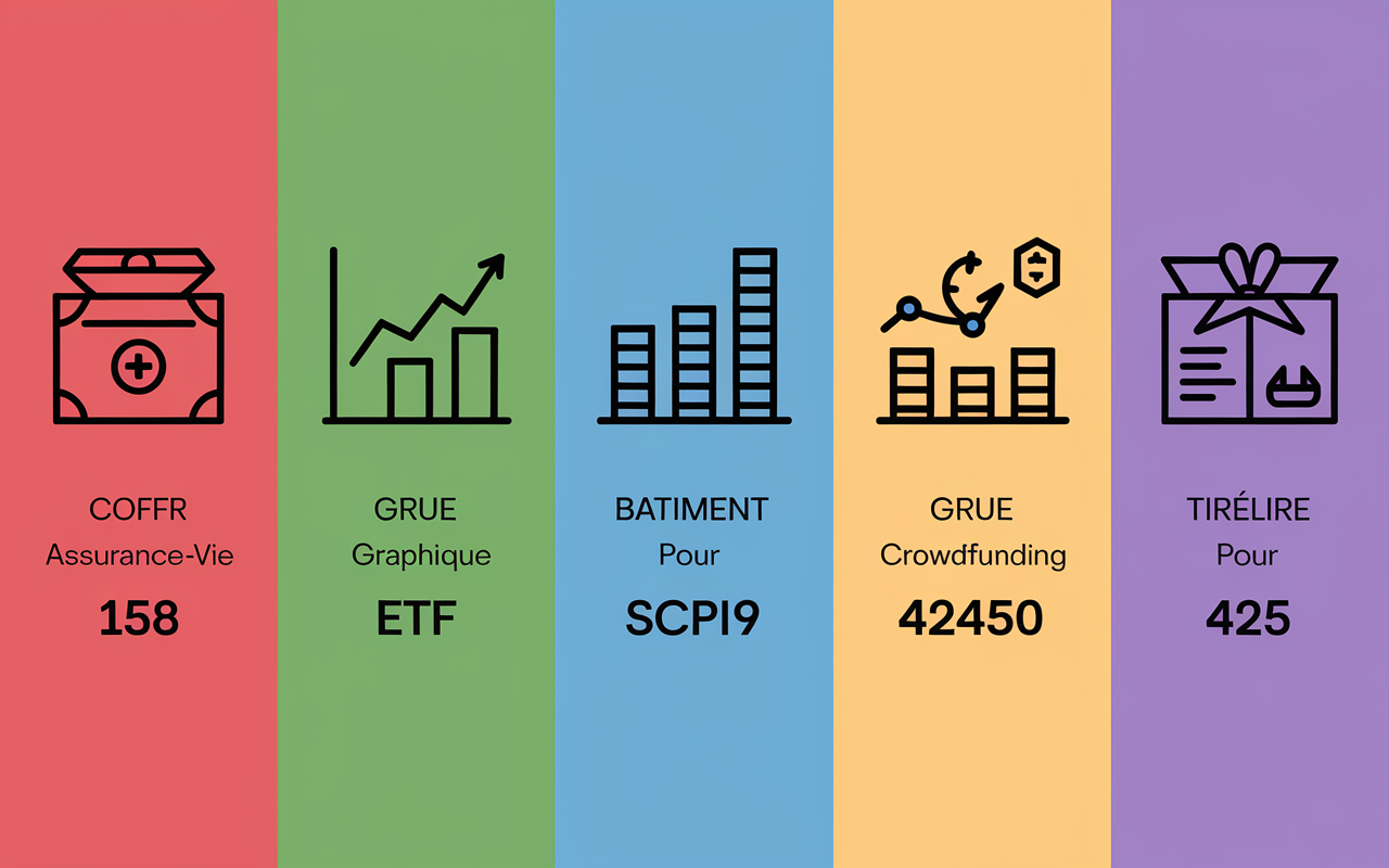 tableau comparatif comment investir 10000 euros