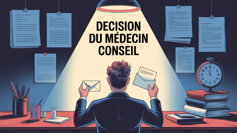 comment savoir la décision du médecin conseil ouvrir lettre