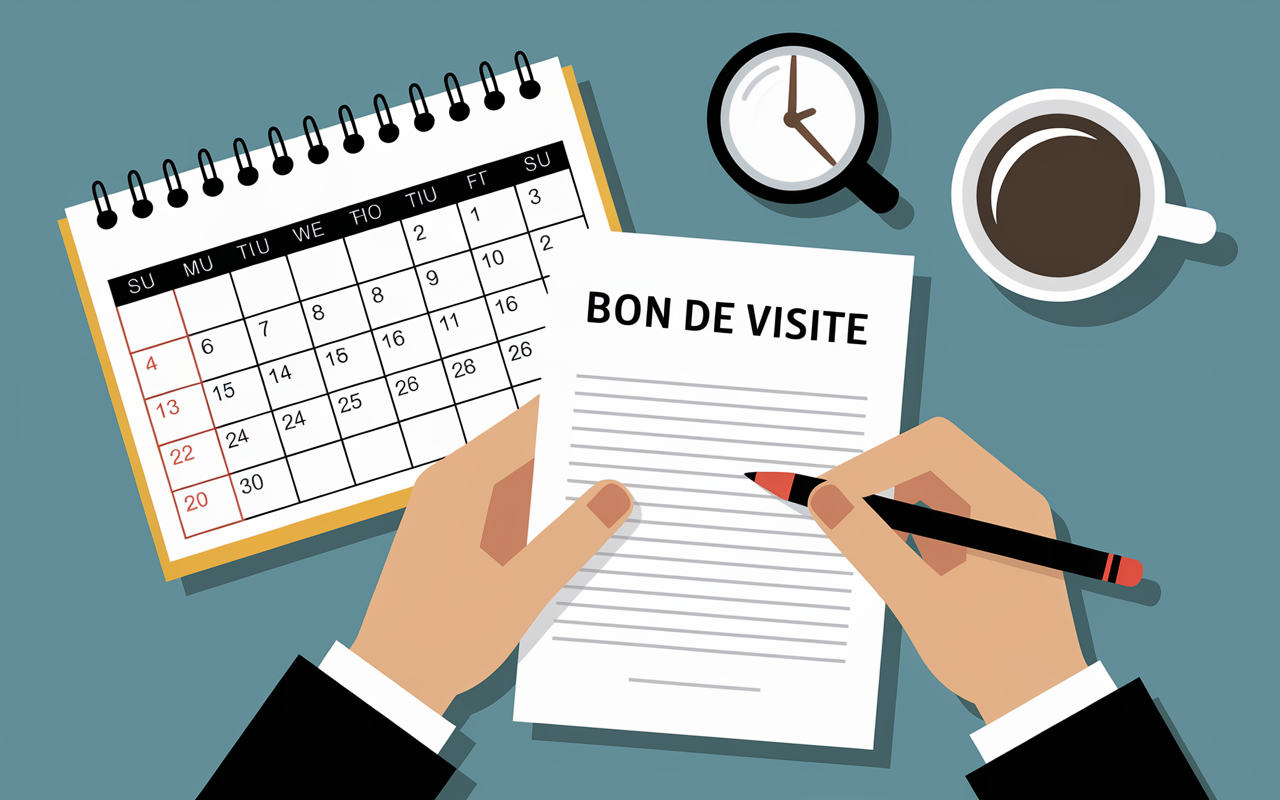 durée de validité d'un bon de visite agence immobilière calendrier
